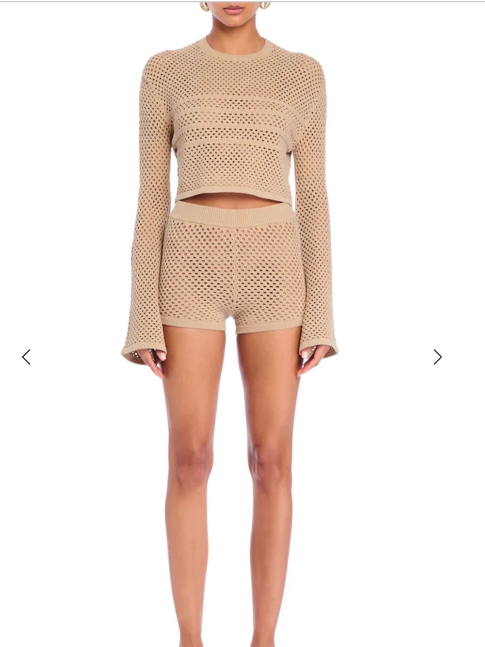 SEROYA SET - Nerina Crochet Hot Short / JUNO CROCHET TOP